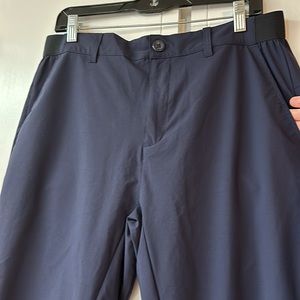 LIKE NEW OUTDOORSPORTS NYLON (hiking) PANTS. Size 34. Blue. EXCELLENT CONDITION.
